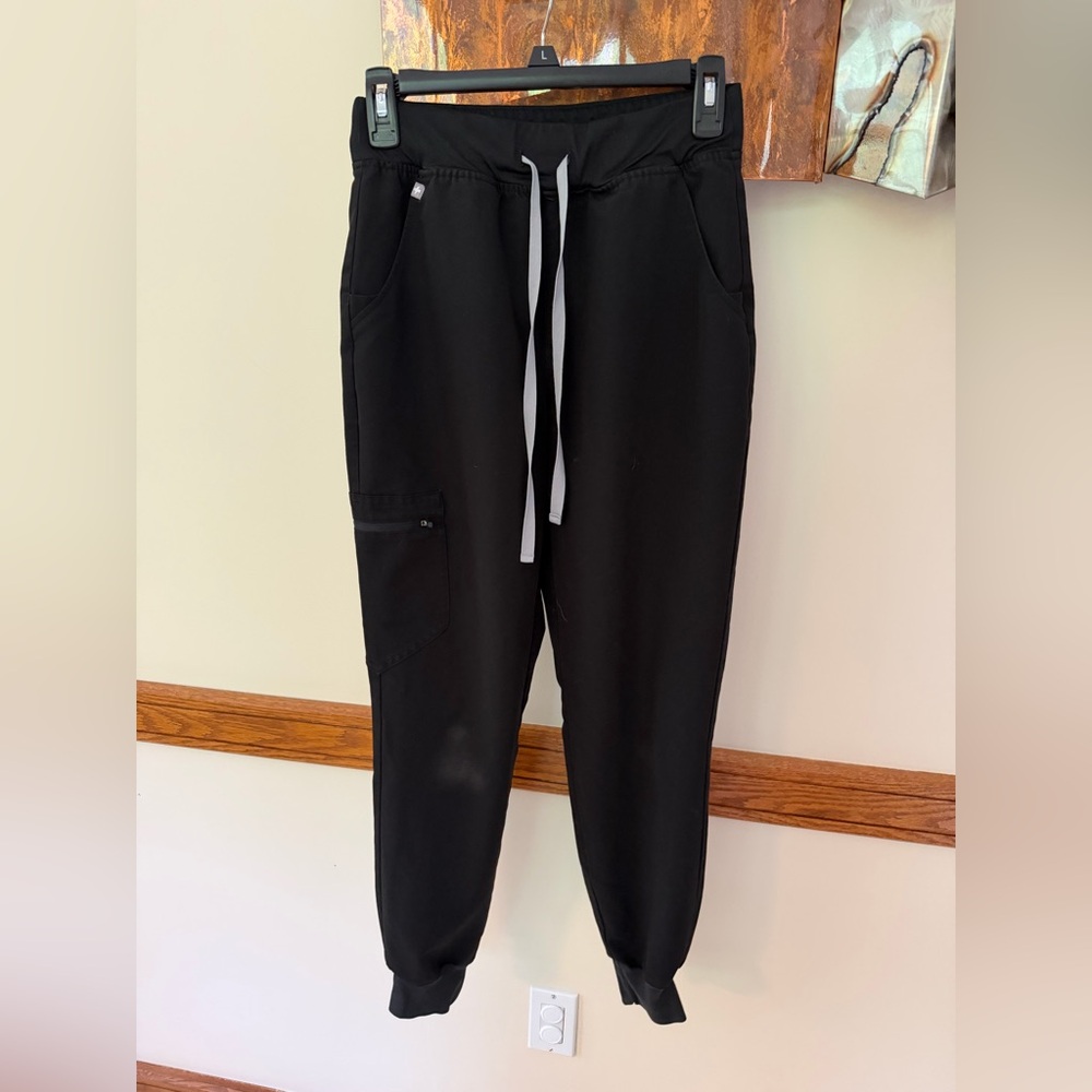 💙Figs Technical Collection Women's Size Small Black Scrub Pants